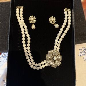 Beautiful brand new set of earrings and necklace.